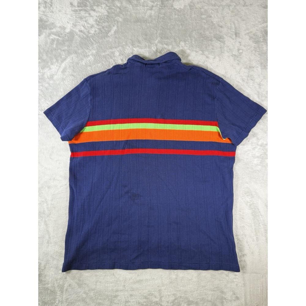Polo Ralph Lauren Shirt Men's 2XL Rainbow Striped Polo‎